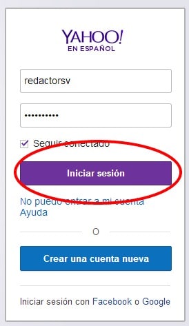 Como Iniciar Sesion en Yahoo