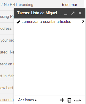 crear lista de tareas en gmail